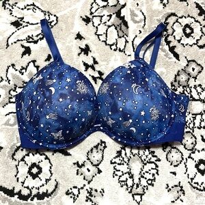 PINK VS Blue Starry Night Bra 💙